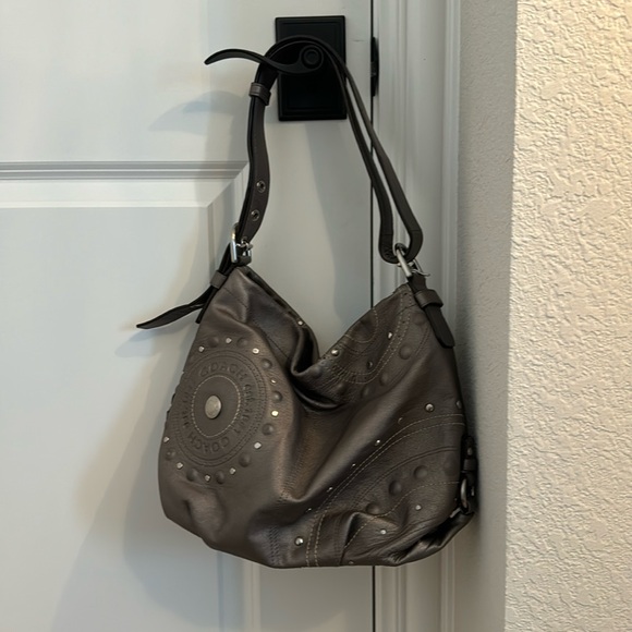 Coach leather hobo bag - Picture 1 of 9